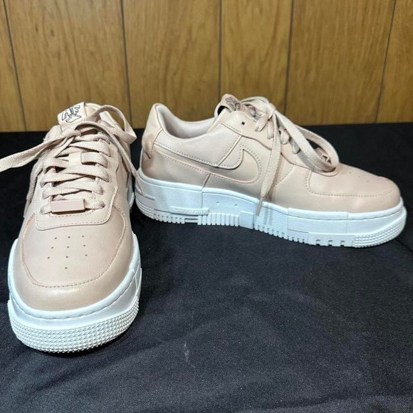 Nike Shoes - Nike‎ Air Force 1 Low in tan and white Size 8.5 Mens / 9.5-10 Womens
